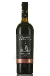 Вино Пасхальное Сокровища Крыма 0.75 л красное сладкое