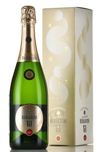 Guido Berlucchi 61 Franciacorta Brut - вино игристое Берлукки 61 Франчакорта Брют 0.75 л белое брют в п/у