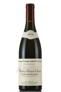 Domaine Pierre Amiot et Fils Morey-Saint-Denis 1er Cru Les Millandes AOC - вино Домэн Пьер Амьё э Фис Море-Сан-Дени Премье Крю АОС Ле Миллянд 0.75 л красное сухое