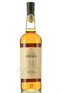 Oban Malt 14 years old in tube - виски Оубэн 14 лет 0.75 л в тубе