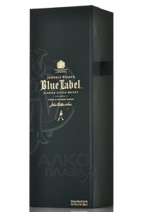 Johnnie Walker Blue Label - виски Джонни Уокер Блю Лейбл 0.7 л в п/у