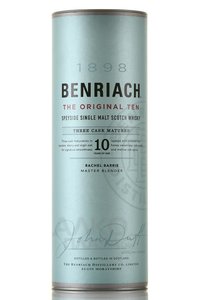 Benriach 10 years old in tube - виски Бенриах 10 лет 0.7 л в тубе