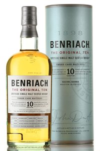 Benriach 10 years old in tube - виски Бенриах 10 лет 0.7 л в тубе