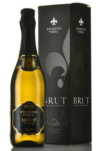 Fiorino d’Oro Brut - вино игристое Фиорино д’Оро Брют 0.75 л белое в п/у
