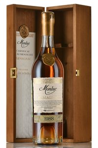 Monluc Armagnac 1988 - арманьяк Монлюк 1988 года 0.7 л