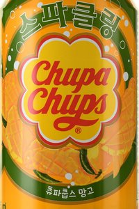 Chupa Chups Mango - напиток безалкогольный сильногазированный Чупа Чупс Манго 345 мл ж/б