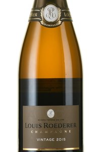 Louis Roederer Brut Vintage - шампанское Луи Родерер Брют Винтаж 2015 год 0.75 л белое брют