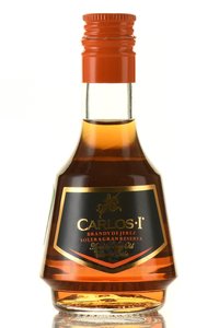 Brandy de Jerez Carlos I Solera Gran Reserva - бренди де Херес Карлос 1 Солера Гран Резерва 0.05 л