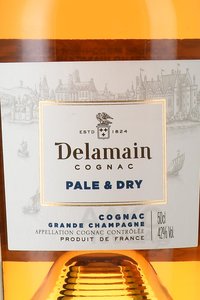 Delamain Grand Champagne Pale & Dry XO - коньяк Делямэн Гранд Шампань Пэйл Энд Драй ХО 0.5 л в п/у