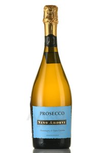 Nino Ardevi Prosecco Extra Dry - вино игристое Нино Ардеви Просекко Экстра Драй 0.75 л в п/у + 2 бокала