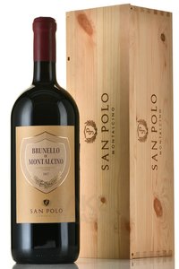 San Polo Brunello di Montalcino DOCG - вино Сан Поло Брунелло ди Монтальчино ДОКГ 1.5 л красное сухое в д/у