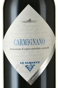 вино Тенута Ле Фарнете Карминьяно 3 л красное сухое этикетка