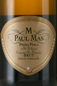 M Paul Mas Prima Perla Cremant de Limoux Brut AOP - вино игристое М Поль Мас Прима Перла Креман де Лиму Брют АОП 0.75 л белое брют