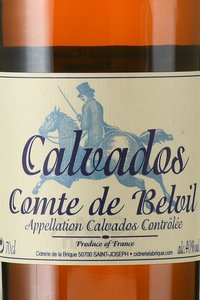 Comt De Belvil Vieux - кальвадос Комт де Бельвиль Вье 0.7 л