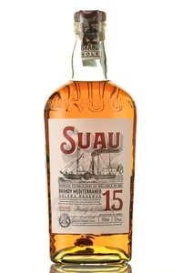 Suau 15 Brandy Mediterraneo Solera Reserva - СУАУ 15 Бренди Медитерранео Солера Резерва 0.7 л