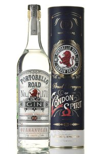 Portobello Road London Dry Gin - джин Портобелло Роуд Лондон Драй 0.7 л в тубе