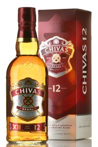 Chivas Regal 12 Years Old Gift Box - виски Чивас Ригал 12 лет 0.5 л в п/у