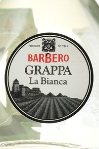 граппа Barbero Bianca 0.7 л этикетка