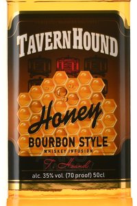 Tavern Hound Honey Bourbon Style - виски Таверн Хаунд Мед Бурбон Стайл 0.5 л