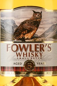 Fowler’s 5 Years Old - виски Фоулерс 5 лет 0.5 л