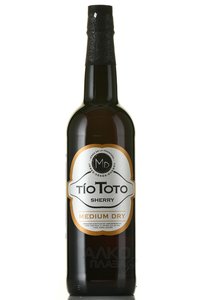 Tio Toto Medium Dry - херес Тио Тото Медиум Драй 2021 год 0.75 л