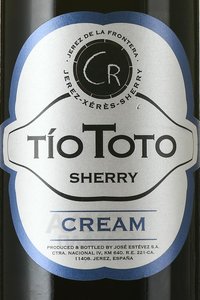 Tio Toto Cream - херес Тио Тото Крим 0.75 л