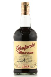 Glenfarclas Family Cask 1958 - виски Гленфарклас Фэмили Каскс 1958 года 0.7 л