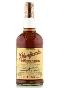 Glenfarclas Family Cask 1963 - виски Гленфарклас Фэмили Каскс 1963 года 0.7 л