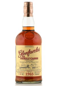 Glenfarclas Family Casks 1965 - виски Гленфарклас Фэмэли Каскс 1965 года 0.7 л