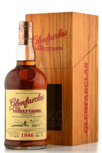 Glenfarclas Family Cask 1986 - виски Гленфарклас Фэмили Каскс 1986 года 0.7 л