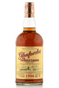 Glenfarclas Family Cask 1986 - виски Гленфарклас Фэмили Каскс 1986 года 0.7 л