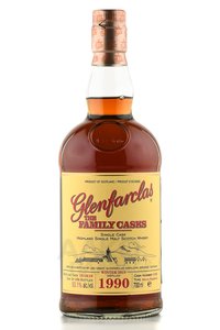 Glenfarclas Family Casks 1990 - виски Гленфарклас Фэмэли Каскс 1990 года 0.7 л