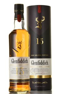 Glenfiddich 15 years old - виски Гленфиддик 15 лет 0.75 л