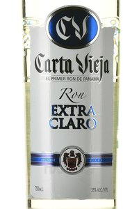 Carta Vieja Extra Claro - ром Карта Вьеха Экстра Кларо 0.75 л