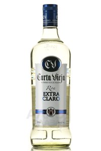 Carta Vieja Extra Klaro - ром Карта Вьеха Экстра Кларо 1 л