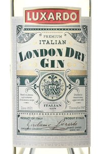 Gin Luxardo London Dry Gin - джин Люксардо Лондон Драй 0.7 л