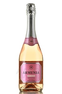 Вино игристое Армения 0.75 л розовое полусухое