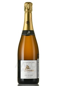 Champagne De Sousa Grand Cru Blanc de Blancs Avec le Temps - шампанское Шампань де Суза Гран Крю Блан де Блан Авэк ле Там 0.75 л белое экстра брют