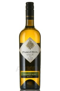 TerraMater Paso Del Sol Sauvignon Blanc - вино Терраматер Пасо Дель Сол Совиньон Блан 0.75 л белое сухое