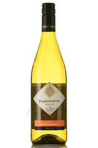 TerraMater Paso del Sol Chardonnay - вино Терраматер Пасо Дель Сол Шардоне 0.75 л белое сухое