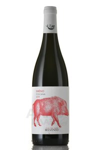 Belvento Sireno Toscana IGT - вино Бельвенто Сирено Тоскана ИЖТ 0.75 л красное сухое