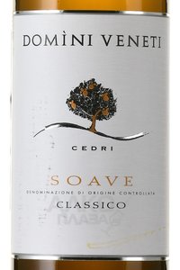 вино Домини Венети Соаве Классико 0.75 л белое полусухое этикетка