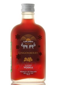 Laplandia Lingonberry - водка Лапландия Брусника 0.2 л
