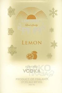 Laplandia Lemon - водка Лапландия Лимон 0.2 л