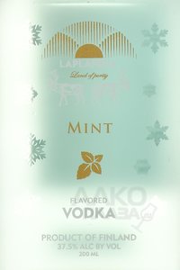 Laplandia Mint - водка Лапландия Мята 0.2 л