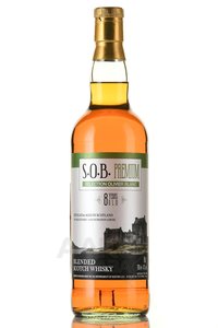 S.O.B. Premium Blended Scotch Whisky - виски С.О.Б. Премиум Блендед Скотч Виски 0.7 л