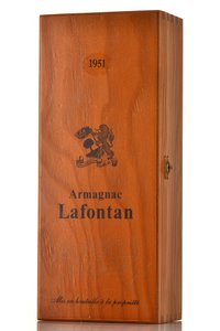 Lafontan Millesime 1951 - арманьяк Лафонтан Миллезиме 1951 год 0.7 л в д/у