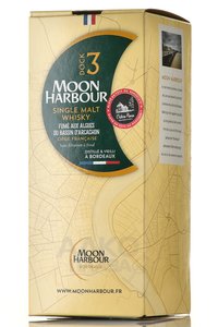 Moon Harbour Dock 3 Single Malt Chateau Pipeau - виски Мун Харбор Док 3 Сингл Молт Шато Пипо 0.7 л в п/у
