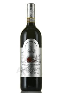 вино Корте Павоне Брунелло ди Монтальчино Ризерва Анемоне аль Соле 0.75 л красное сухое