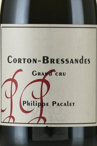 Philippe Pacalet Corton-Bressandes Grand Cru AOP - вино Филипп Пакале Кортон Брессанд Гран Крю АОП 0.75 л красное сухое